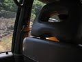 car ride up volcanic rock