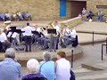 the mighty gateshead brass performing eb-bass/tuba solo bombastic bombardon at south shields ampitheatre, soloist colin harris (i.e. me).  sadly the brass band in question is no more.