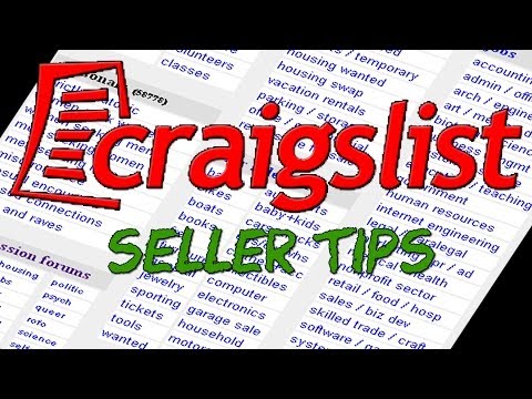 how to sell stuff on craigslist