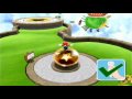 super mario galaxy 2: world 3 - rolling masterpiece galaxy - silver chomp grudge match (with post commentary) in this mission we head to the art themed galaxy, rolling masterpiece, where we get to use the star ball for the first time. you get a brief tutorial at the beginning to learn how to control it. mastering this technique becomes essential to beating these star ball levels. start off by rolling yourself into the circle launcher and head to the first main planet covered in paint brushes. roll around and find the key and also use this opportunity to get the hang of the controls. once you've opened the next circle launcher take it to the next area where you'll need to navigate your way through the appearing blocks. jump onto the elevator platform and ride to the top. here you must carefully roll over the panels to turn them all yellow. do this carefully, from left to right and then back the other way. once you launch to the next planet you'll see the comet medal lying in plain sight on the wooden area filled with saws. grab this quickly before the saws cut away the wood you're rolling on! between you and your goal is a silver chomp. to knock it off the edge of the platform you'll need some slight momentum. keep backing away and then bashing the chomp towards the edge. once you defeat the silver chomp the path will be cleared to the power star. hop on the pole and climb it to the top and jump to snag your well deserved star! more super mario galaxy 2 videos: www.youtube.com