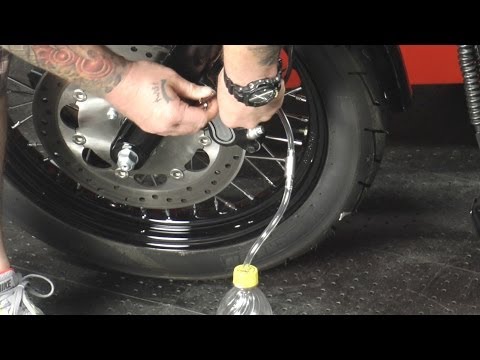 how to bleed abs brakes on a harley