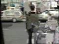 Protesta de un centenar de coches fúnebres en Santiago