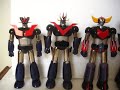 Chogokin GX-01R, GX-02R, GX-04S Bandai y Mazinkaiser Aoshima
