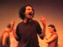 text by abd el haq, sylvaine h�lary on flute. soir�e slam hosted by dgiz at l'atelier du plateau 04.06.07