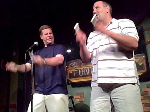 Buzz, Puddin' and Cupcake at the Funny Bone