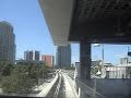 rebecca carter from greenermiami takes part in transit miami's summer transit challenge. in this video, of her first week participating in the challenge, she rides the metromover a few short stops from brickell's finacial district station to eighth street station. the metromover is a free people-mover service provided by miami-dade county. during the ride there is no commentary. the camera was simply placed on the bench in the rear of the mover to record the experience. the video offers an ...