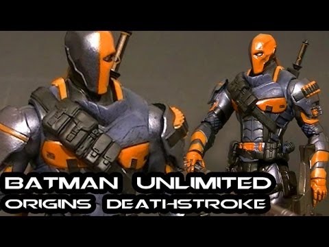 Figure - Take a look at the new Arkham Origins Deathstroke figure. http://www.bigbadtoystore.com/bbts/default.aspx?utm_source=YouTube&utm_medium=link&utm_campaign=ant...