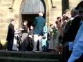James & Danielle's Wedding - Outside the Church