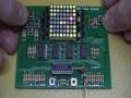 pic 16f648a microcontroller 8x8 led matrix game kit