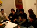 RBD Jose iorio y Luis Chataing tras camara grabacion