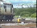 37521 passes Carmarthen Junction on empty tanks 04/06/1993.