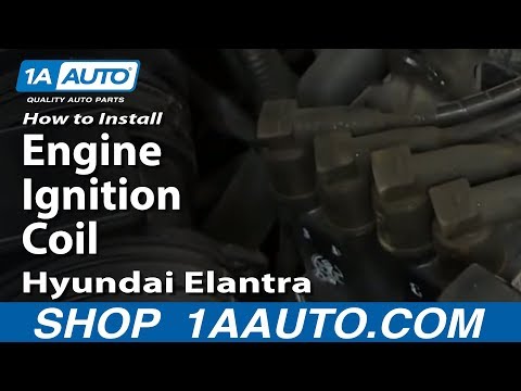 How To Install Replace Engine Ignition Coil 2003-06 Hyundai Elantra 2.0L