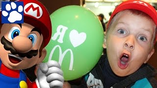 VLOG | Игрушки Супер Марио в Хэппи Мил МакДональдс 2015 | Super Mario Happy Meal Toys
