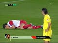robert pires gets a red card villareal vs atletico madrid