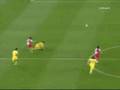 Robert Pires gets a red card Villareal vs Atletico Madrid