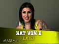 Kat Von D Talks Tattoos @  Maxim.com