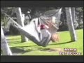 Women FALLING from chairs, tables, etc.