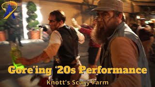 Gore-ing '20s Scare Zone Performance - Knott's Scary Farm 2025