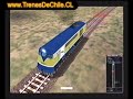 trenes de chile   jugando al train simulator