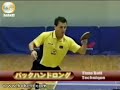 timo boll training forehand backhand counter