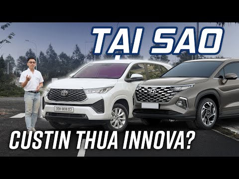 Tại sao Innova Cross đang ngày càng bỏ xa Hyundai Custin về doanh số?
