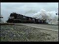 Exploding Turbo Charger: NS Locomotive Failure With a Smoke Show Near Toledo, Ohio.