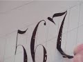 How to write Numbers in Copperplate Style How to write Numbers in Copperplate Style