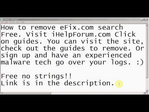 how to remove efix