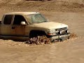 GOIN DEEP!! LIFTED CHEVY SILVERADO Z71 4X4 CROSSING POND - HIGHLIFTER PARK