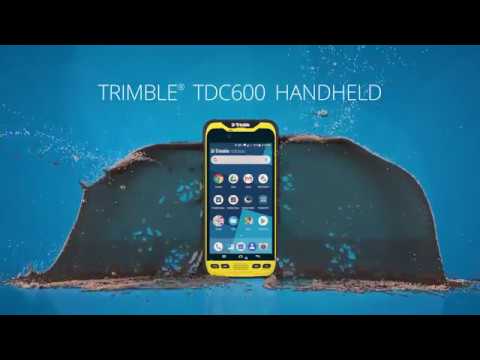Introducing the Trimble TDC600 handheld