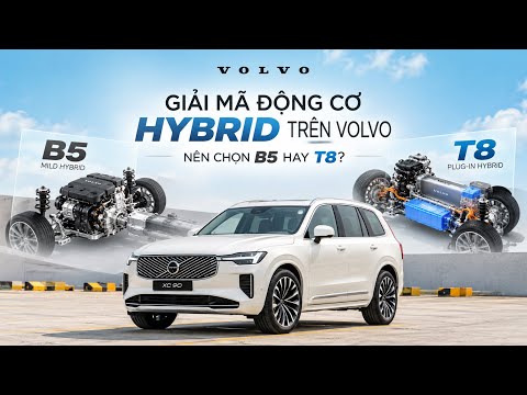 Sự Khác Nhau Của Động Cơ B5 Và T8 | Động Cơ Hybrid Trên Volvo Hoạt Động Như Thế Nào | Minh Mẫn Volvo