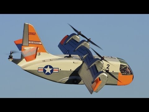 Scale Flying Model of XC-142 VTOL