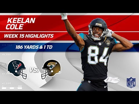 Video: Keelan Cole's Crazy Game w/ 7 Grabs, 186 Yds & 1 TD! | Texans vs. Jaguars | Wk 15 Player Highlights