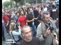 Sit-in studenti della Sapienza alla stazione Termini