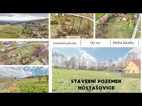 Video Prodej stavebního pozemku v Hostašovicích