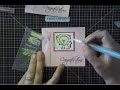 Classy Crafts - Quickie Card 2, Watercolor Crayons