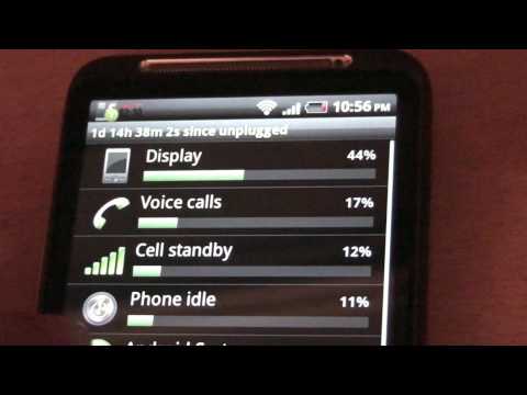how to save battery on htc desire hd