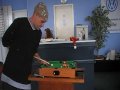 Richard and Ben playing pool at pumphill