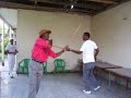 Esgrima con machete de Colombia XI - baston y machete 3