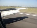 Garuda Indonesia Boeing 737 landing in Surabaya, Indonesia