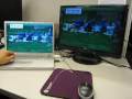 realtime interactive application using Virtools for auto-stereo TV. Our method can work for 5-6-7-8-9 view display without changing any code. If you are interesting, please feel free to contact me : moluk@jadason.com
