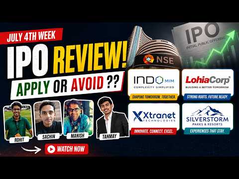 Indo-MIM, Lohia & other July 4th week IPOs - Apply/Avoid? Primary Market Chatter