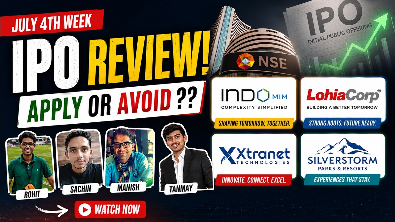 Indo-MIM, Lohia & other July 4th week IPOs - Apply/Avoid? Primary Market Chatter