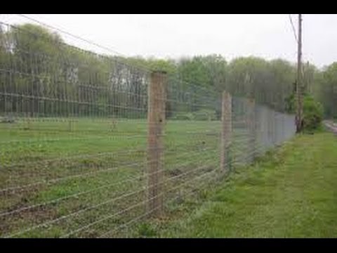 how to attach welded wire to t post