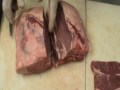 How to cut a sirloin into steaks