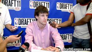 Jan Vesely - 2011 NBA Draft - Media Day Interview