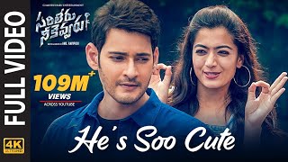 Sarileru Neekevvaru Video Songs  Hes Soo Cute Full