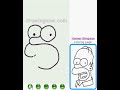 How to draw Homer Simpson