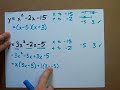 How to factor anything with x squared in it.