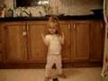 my 2 year old lifting weights